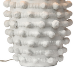 Leah Table Lamp, White Resin