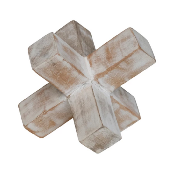 Mango Wood Jack, Whitewashed