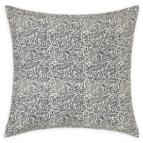 Amalfi Indian Teal Linen Cushion, 20" x 20"