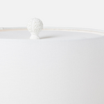 Ulyssa Table Lamp, Matte White Ceramic, 14" X 26"