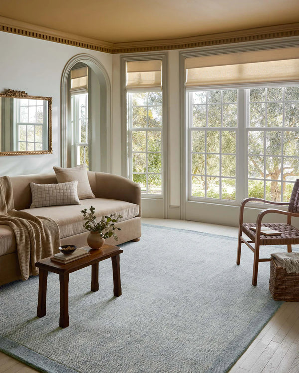 Henley - 01 Ivory/Blue, Magnolia Home By Joanna Gaines × Loloi