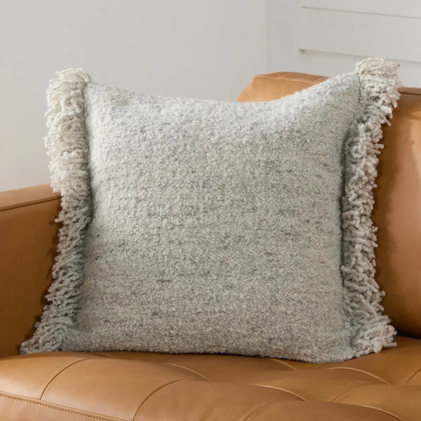 Kinsey Pillow - Oatmeal Fungi - Highland HIG01, 20" x 20"