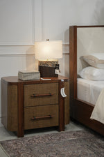 Zoey Walnut Nightstand, 32"W