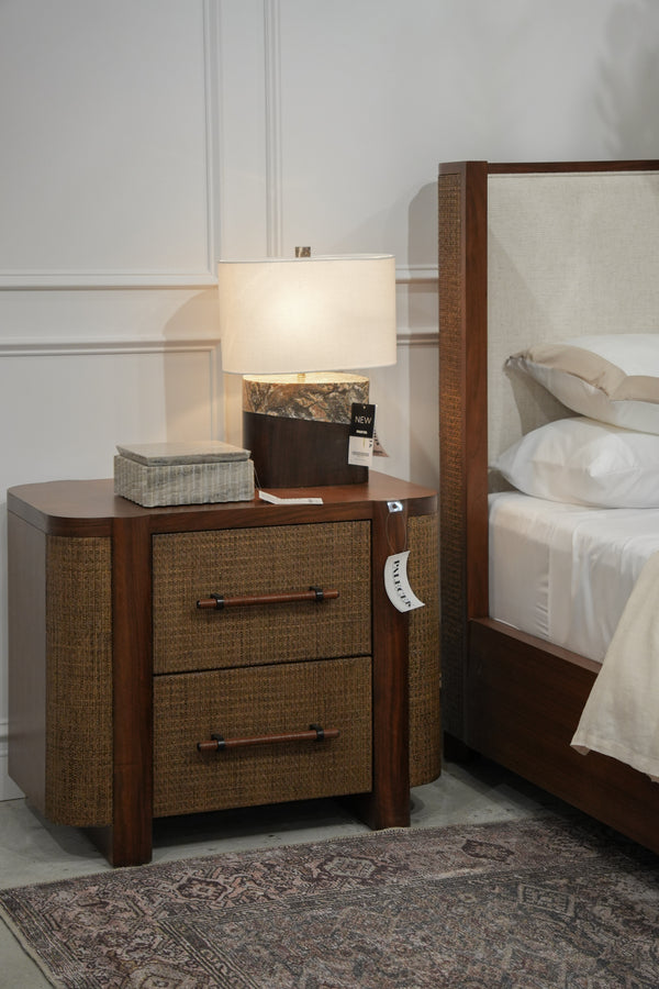 Zoey Walnut Nightstand, 32"W