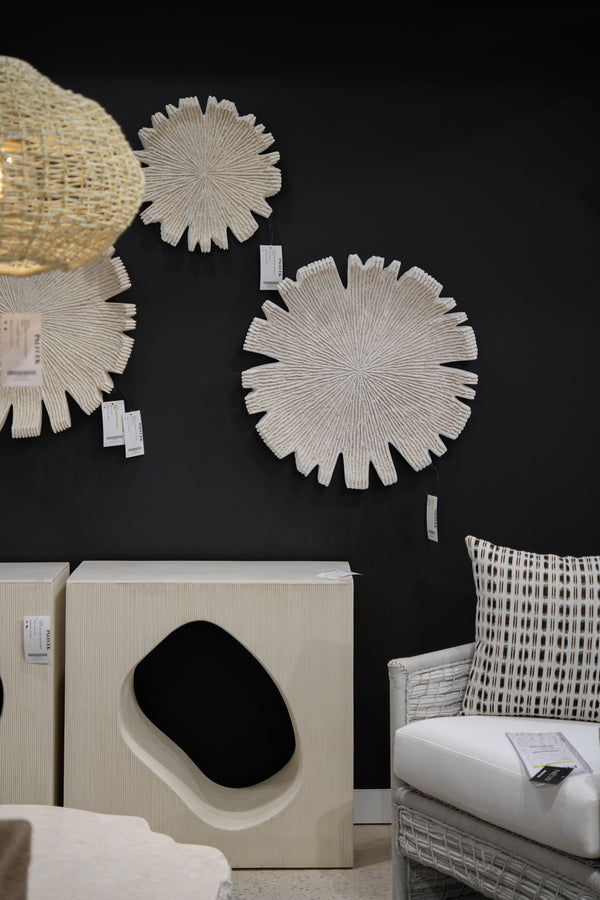 Reef Indoor/Outdoor Wall Decor, White, 2 Sizes