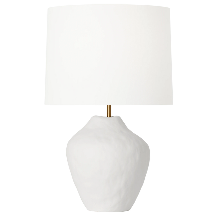 Cadley Medium Table Lamp, Matte White Ceramic