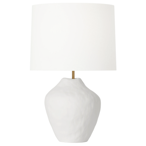 Cadley Medium Table Lamp, Matte White Ceramic