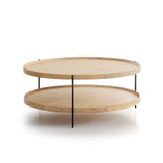 Humla Coffee Table, Light Oak, 35.4"Dia