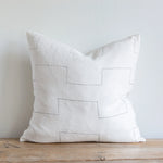 Harbor Light Charcoal Pillow 22" X 22"