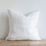 Harbor Light Charcoal Pillow 22" X 22"