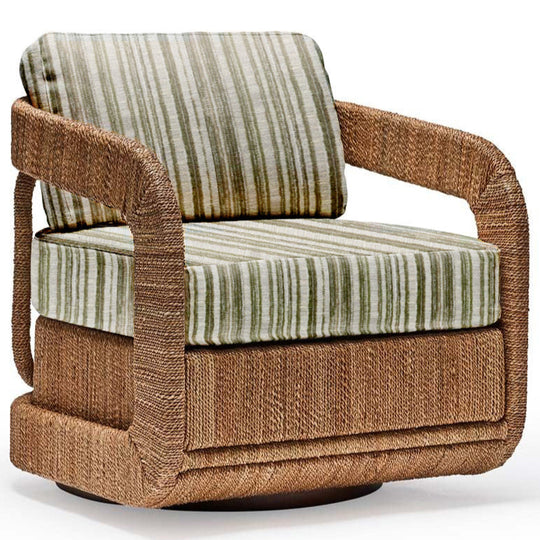 Harbour Lounge Chair, Natural Sage Performance Fabric