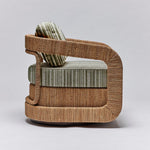 Harbour Lounge Chair, Natural Sage Performance Fabric