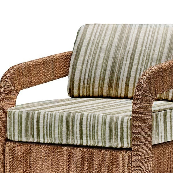 Harbour Lounge Chair, Natural Sage Performance Fabric