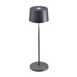 Olivia Table Lamp, Dark Grey