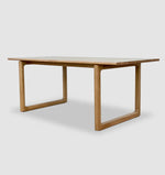 Hover Dining Table, Light Oak, 75"W