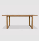 Hover Dining Table, Light Oak, 75"W
