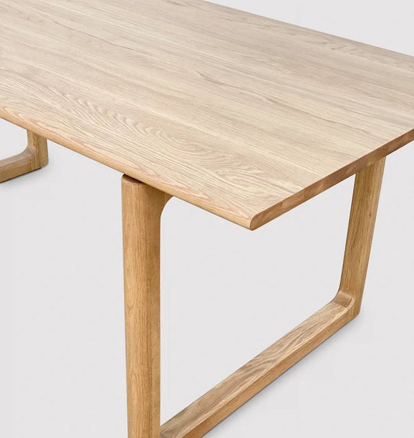 Hover Dining Table, Light Oak, 86.6"W