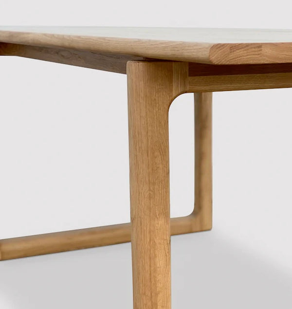 Hover Dining Table, Light Oak, 75"W