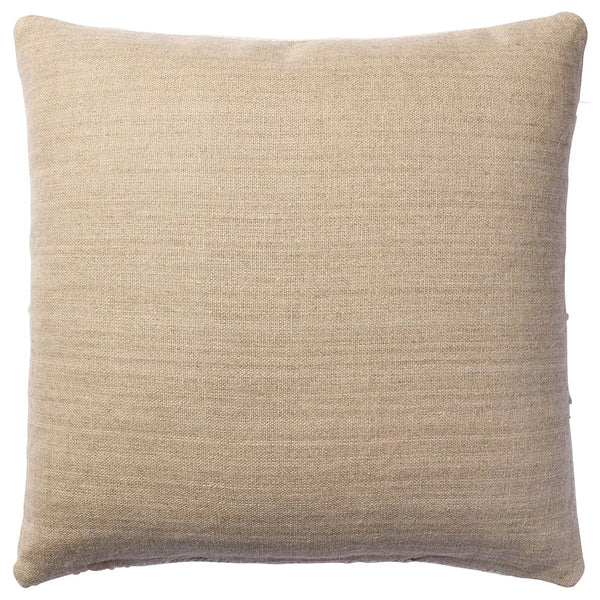 Idyllwild Pillow - Natural, 24" x 24"