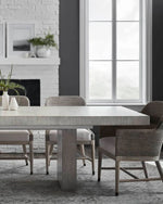 Broderick Extendable Dining Table, Light Driftwood 80" to 120" L