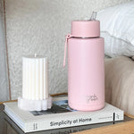 Ceramic Reusable Bottle 34oz, Blushed