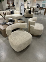 Daydream Swivel Chair, Reynolds Linen