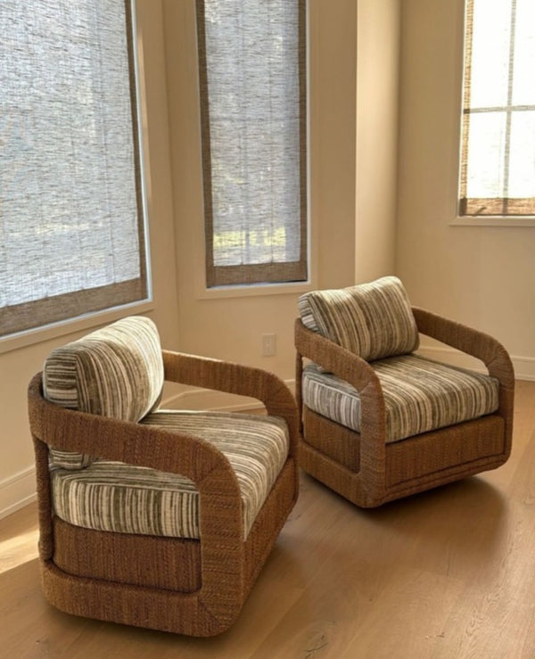 Harbour Lounge Chair, Natural Sage Performance Fabric