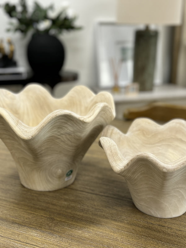 Nika Bowl, Teak - 2 Sizes