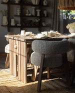 Cadiz 120" Dining Table, Walnut