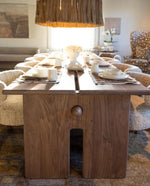 Cadiz 120" Dining Table, Walnut