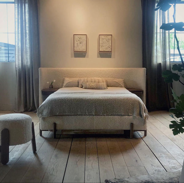 Sullivan King Bed, Natural