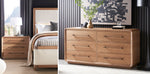 Form Dresser, Wheat Finish, 72"W x 20"D x 36"H