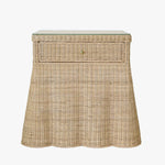 Ines Scalloped Nightstand, 32.25"W