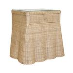 Ines Scalloped Nightstand, 32.25"W