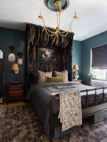 Issa Plug in Wall Sconce - Aged Brass/Rattan