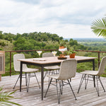 Dema Outdoor Dining Chair, Natural