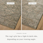 Junie JUE-06 MH Lagoon / Natural, Magnolia Home by Joanna Gaines × Loloi