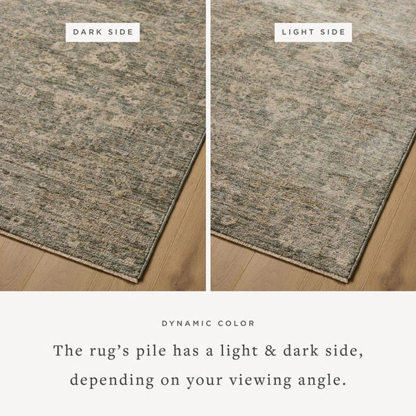 Junie JUE-06 MH Lagoon / Natural, Magnolia Home by Joanna Gaines × Loloi