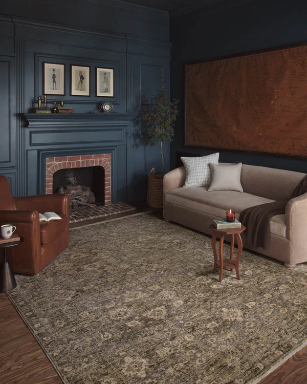 Junie JUE-06 MH Lagoon / Natural, Magnolia Home by Joanna Gaines × Loloi