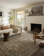 Junie JUE-06 MH Lagoon / Natural, Magnolia Home by Joanna Gaines × Loloi