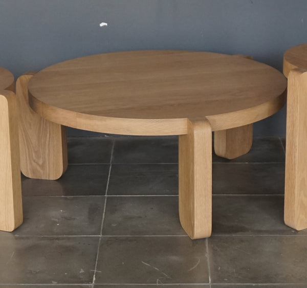 Solid Oak Nesting Coffee Tables
