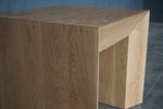 Solid Oak Side Table, 22"W