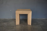 Solid Oak Side Table, 22"W