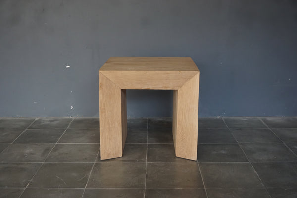 Solid Oak Side Table, 22"W