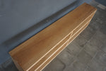 Solid Oak Sofa Console Table, 84"W x 14"D x 23"H
