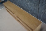 Solid Oak Sofa Console Table, 84"W x 14"D x 23"H