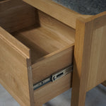 Solid Oak Bathroom Vanity, 60"W x 22"D x 34.5"H
