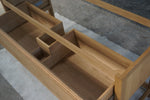 Solid Oak Bathroom Vanity, 60"W x 22"D x 34.5"H