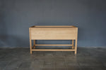 Solid Oak Bathroom Vanity, 60"W x 22"D x 34.5"H