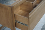 Solid Oak Bathroom Vanity, 48"W x 22"D x 34.5"H